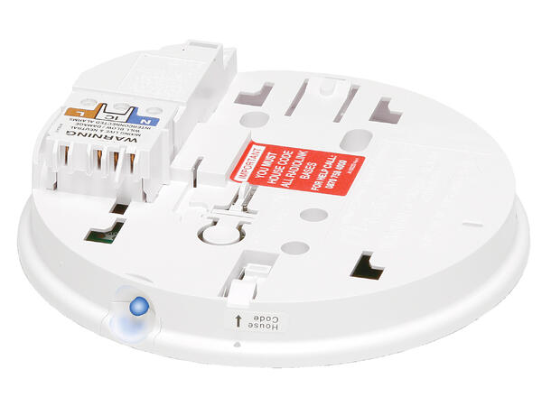 230VAC base for Ei140 serien m/RadioLink Trådløs sammenkobling - RadioLink
