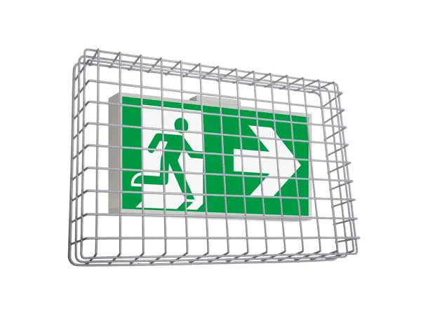 Ballgitter for nødlys 470(h) x 700(b) x 120(d) mm