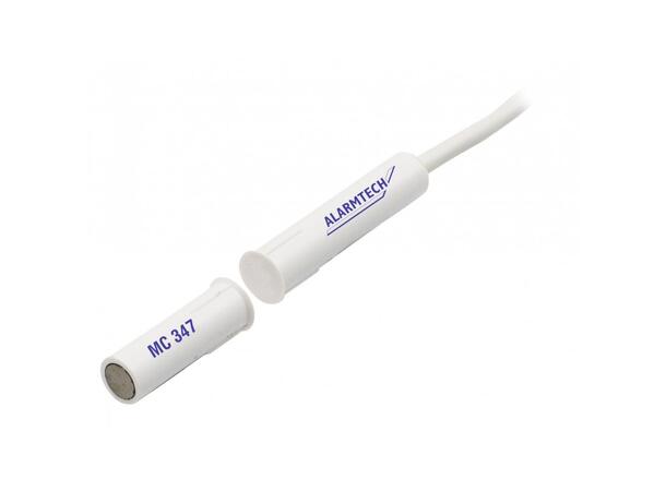 Innfelt magnetkontakt 2m kabel