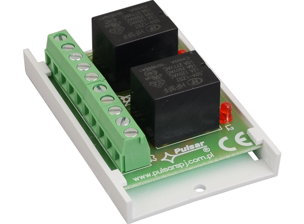 Relémodul for tekniske utganger 20-28VDC, 2 NC/NO