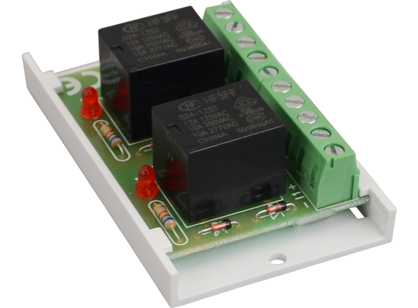 Relémodul for tekniske utganger 20-28VDC, 2 NC/NO