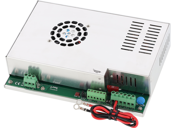Strømforsyning - 10A, 24VDC med batterilader
