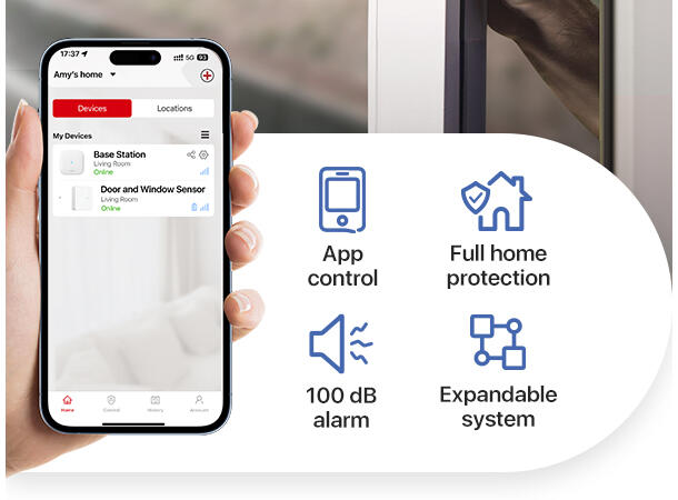Trådløs dørsensor