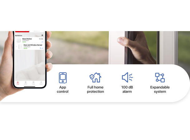 Trådløs dørsensor