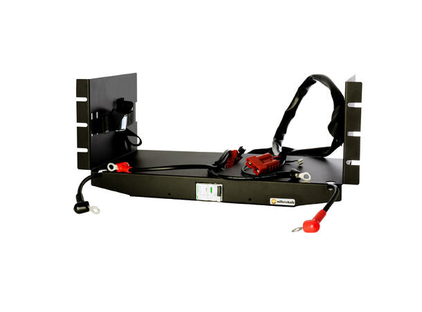 Batterihylle for 24V M plass til 2x45A batteri (medfølger ikke)