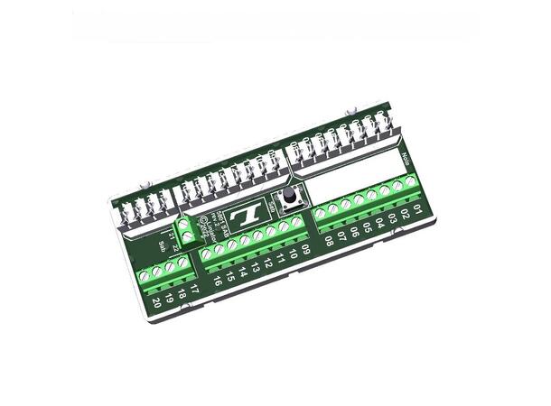 Koblingsboks med krone og skruterminaler 40 terminalpar + sabotasje
