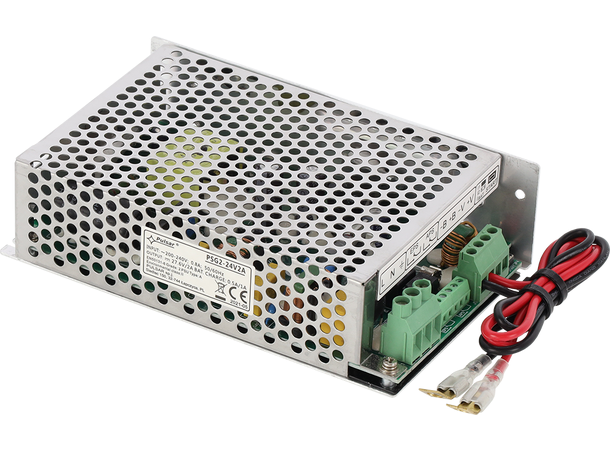 Strømforsyning - 2A, 24VDC med batterilader