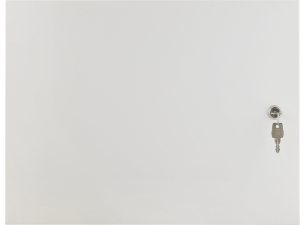 Stålkabinett med lås for moduler etc.