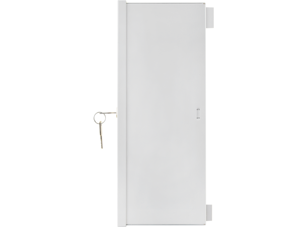 Stålkabinett med lås for moduler etc.