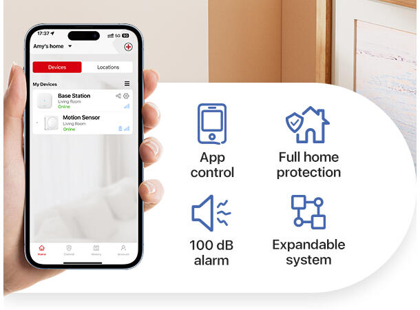 Trådløs bevegelsesensor