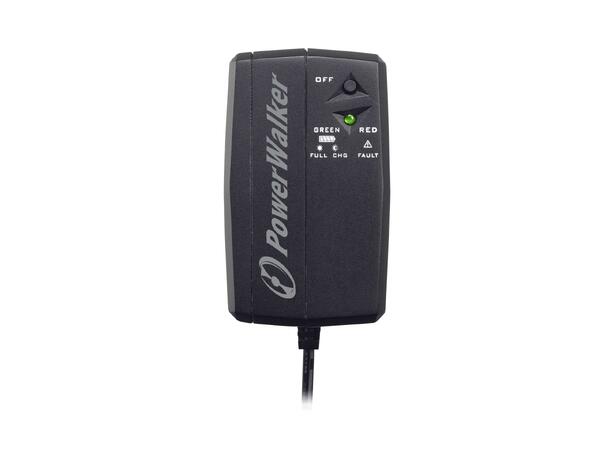 12V 1A adapter med backup - 2,6Ah