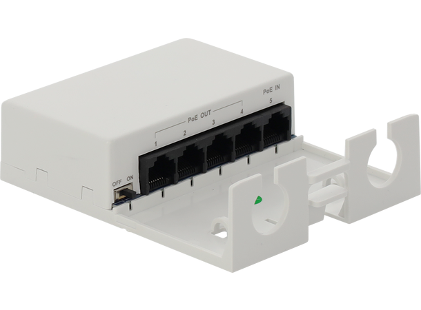 1 til 4 nettverks extender - utendørs 10/100/1000 Mb/s