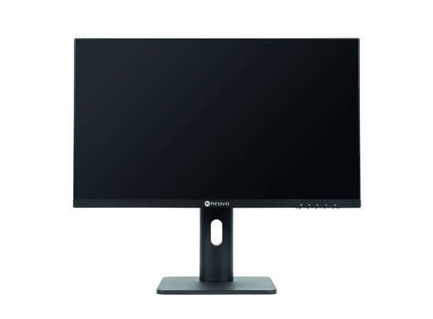 27" LED monitor, 1920x1080 VGA/HDMI/DisplayPort, 2 høyttalere