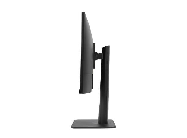 27" LED monitor, 1920x1080 VGA/HDMI/DisplayPort, 2 høyttalere