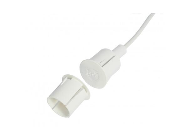 Innfelt magnetkontakt med plastkappe FG - EN2 (MKT-1008/09 - 10m kabel