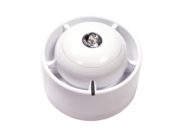 SmartCell - trådløs sirene/lys - hvitt EN54 godkjent, takmontering