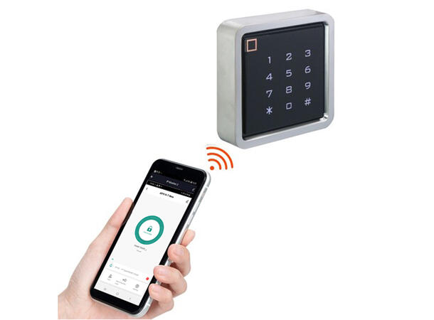Utendørs kode/kortleser med WiFi og BLE IP68, 2000 koder