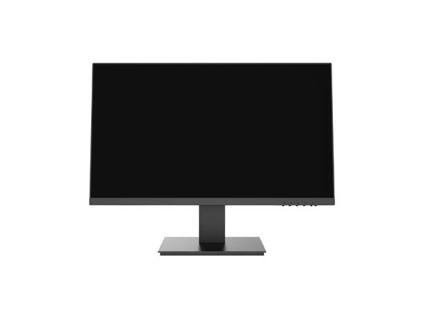 24" LED monitor, 1920x1080 VGA/HDMI/DisplayPort, 2 høyttalere