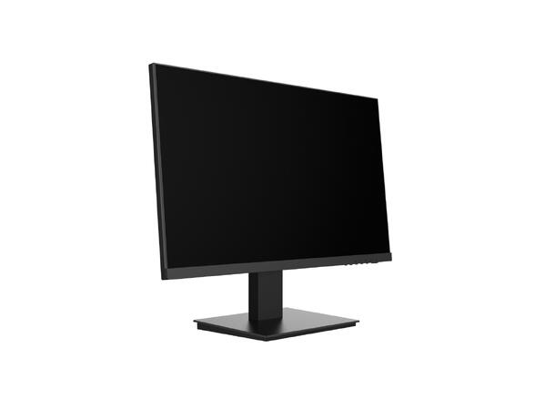 24" LED monitor, 1920x1080 VGA/HDMI/DisplayPort, 2 høyttalere
