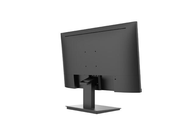 24" LED monitor, 1920x1080 VGA/HDMI/DisplayPort, 2 høyttalere