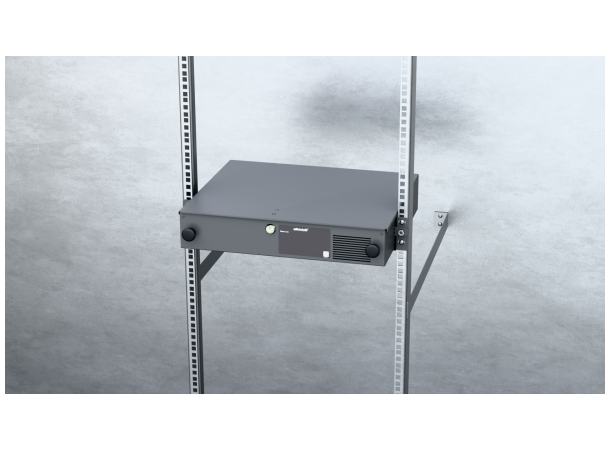 Batteriskap for rackmontering plass til 4x20A batteri (medfølger ikke)