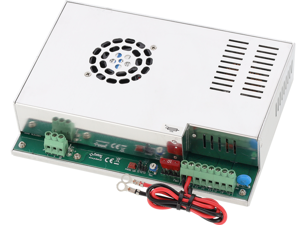 Strømforsyning - 10A, 24VDC med batterilader