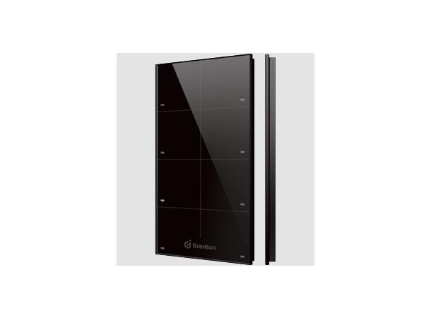 Touch Panel, 8B, TF-bus - sort Grenton