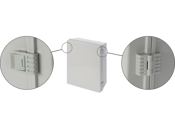 Plastkabinett 500x400x200 - IP66