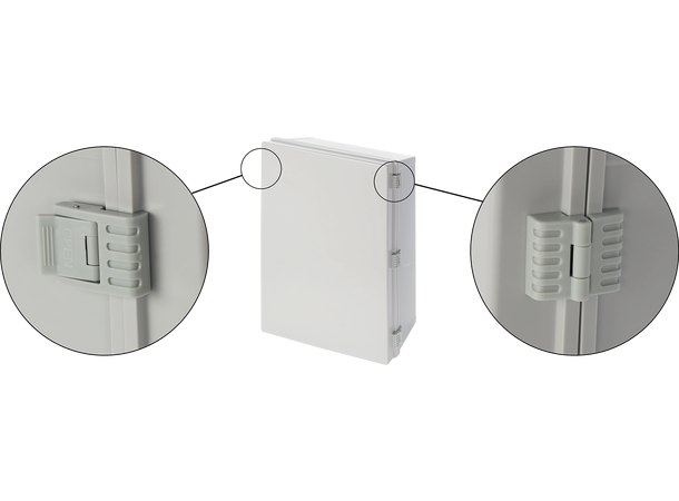 Plastkabinett 600x400x220 - IP66