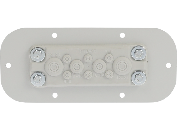 Plate med gummimembran for AWOH252515 10 gjennomføringer