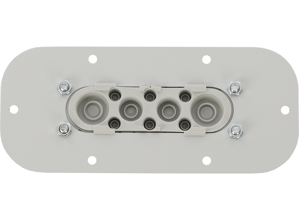 Plate med gummimembran for AWOH252515 10 gjennomføringer