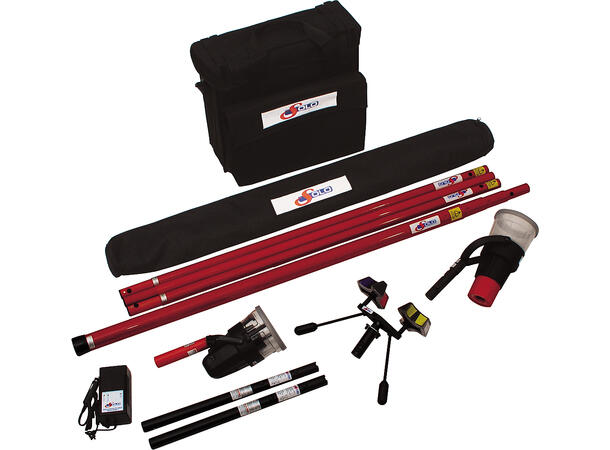 SOLO startpakke - røyk/varmetest - 9m 9m høyde - batteridrevet (varme)