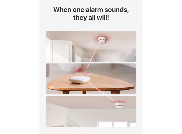 WiFi HUB for trådløse detektorer