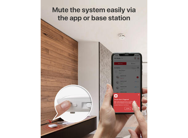 WiFi HUB for trådløse detektorer