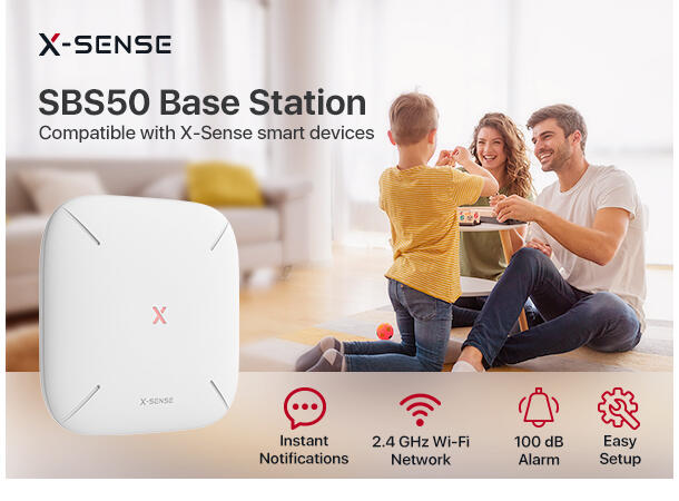 WiFi HUB for trådløse detektorer