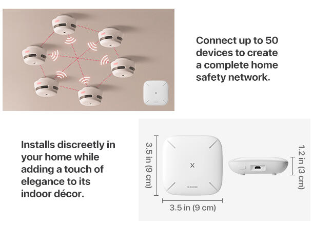 WiFi HUB for trådløse detektorer