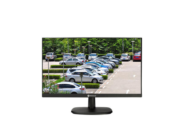 24" LED monitor, 1920x1080 - BNC VGA/HDMI/BNC, 2 høyttalere