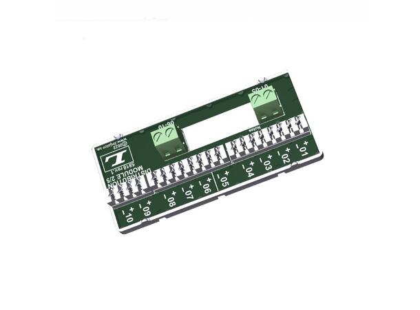 Bussmodul med LSA - 2 inn, 2x5 ut