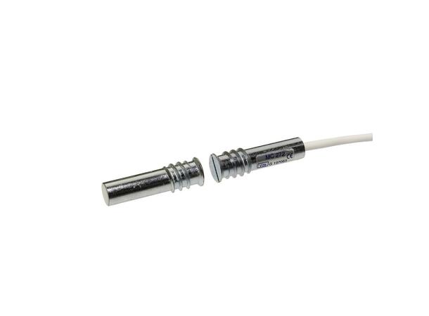 Innfelt magnetkontakt - med gjenger 6m kabel