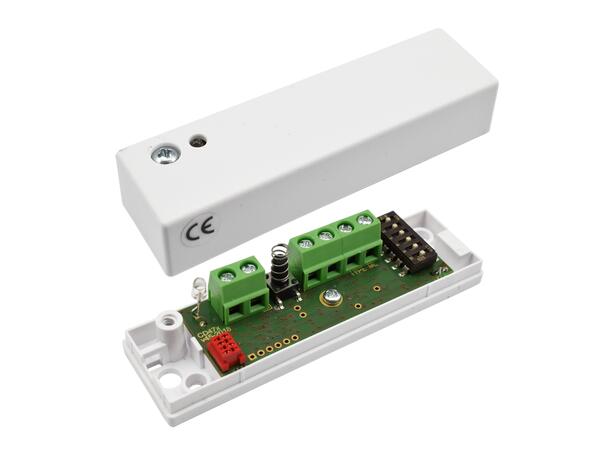Sjokk/vibrasjonsdetektor - releutgang med PC interface