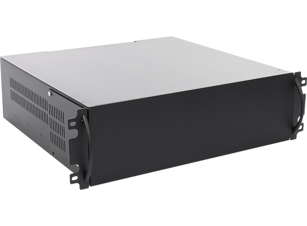 Skap for 19" rack - med DIN skinne 3U