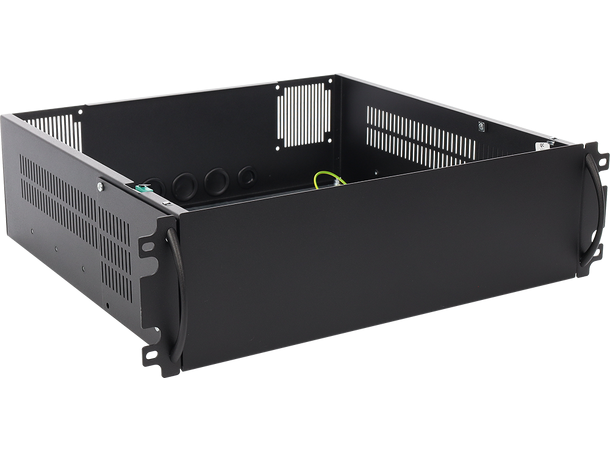 Skap for 19" rack - med DIN skinne 3U