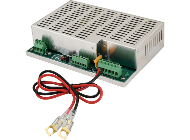 Strømforsyning - 5A, 24VDC med batterilader