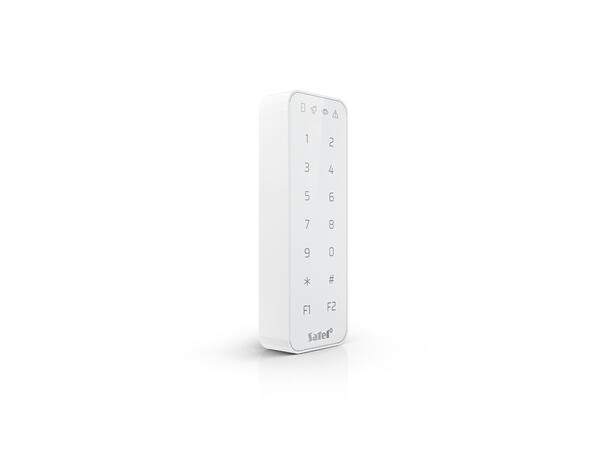 Tastatur for Integra, Hvit med MIFARE kortleser, OSDP+Wiegand