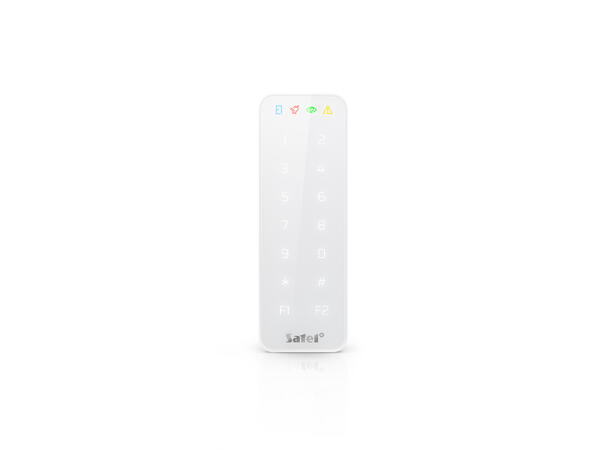 Tastatur for Integra, Hvit med MIFARE kortleser, OSDP+Wiegand