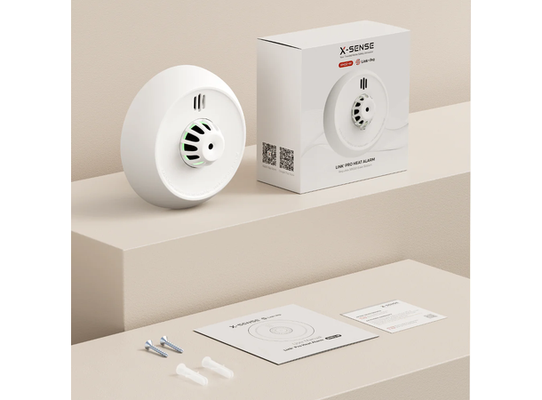 Trådløs varmedetektor 7-10  års batteri