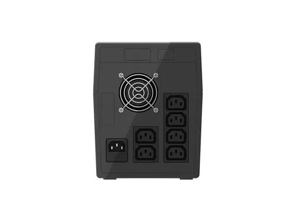 UPS med 1200W kapasitet - 230VAC plass til 2x9Ah batteri