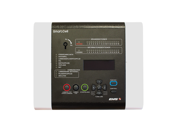 SmartCell - trådløs brannsentral - 230V EN54 godkjent trådløs brannalarmsentral