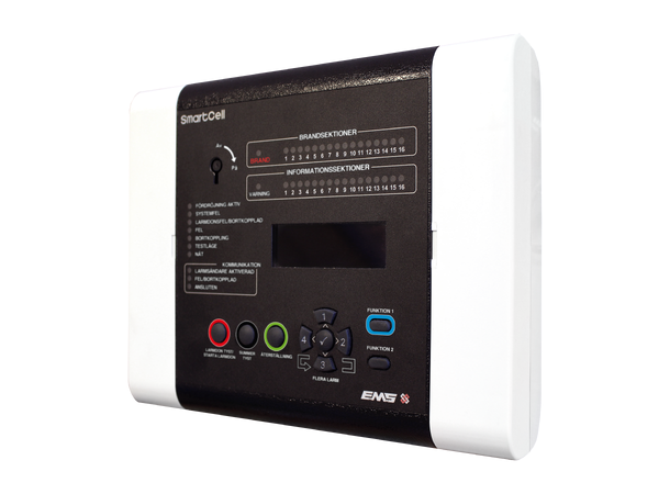 SmartCell - trådløs brannsentral - 230V EN54 godkjent trådløs brannalarmsentral