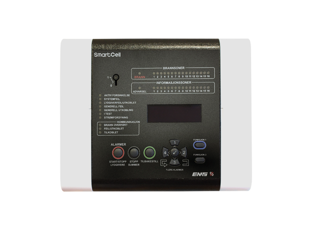 SmartCell - trådløs brannsentral - 230V EN54 godkjent trådløs brannalarmsentral